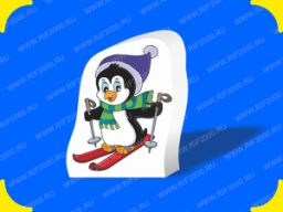 Фигура для горнолыжного склона Пингвин